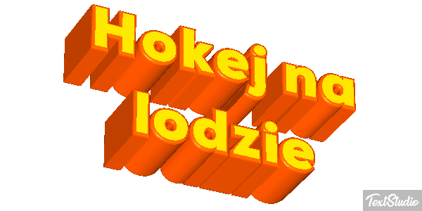 Hokej na lodzie Effetto testo