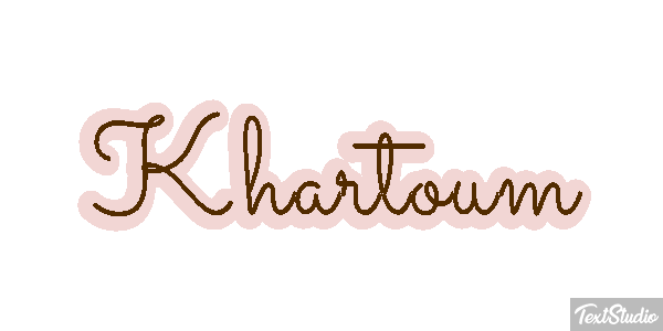 Khartoum Efekt tekstowy