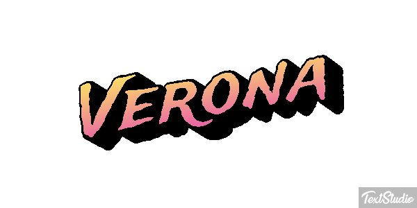 Verona Efecto de texto
