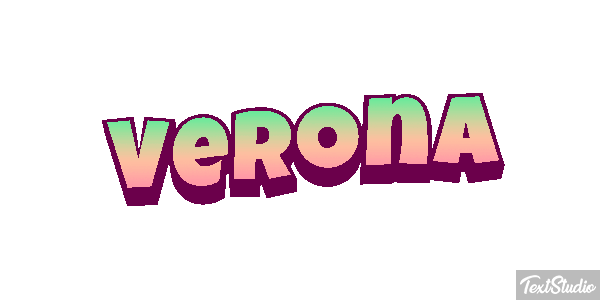 Verona Efecto de texto