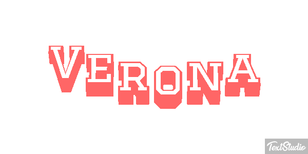 Verona Efecto de texto