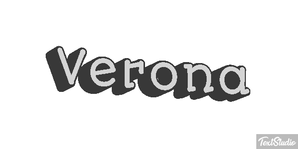 Verona Efecto de texto