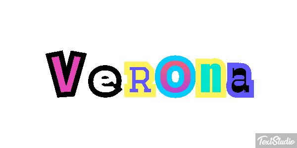 Verona Efecto de texto