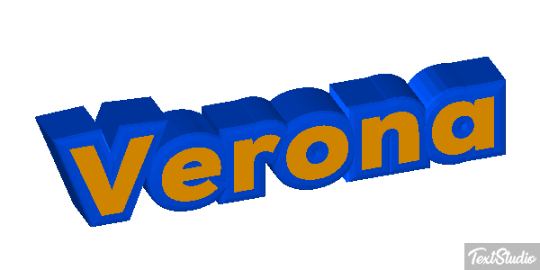 Verona Efecto de texto