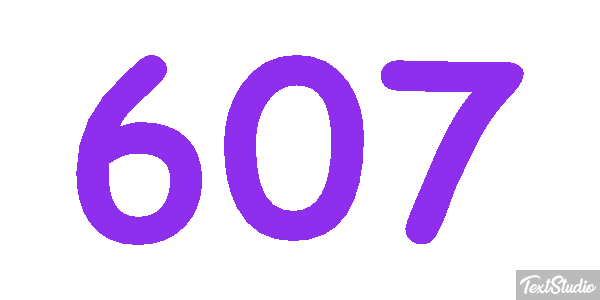 607 Texteffekt
