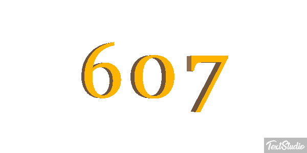 607 Texteffekt