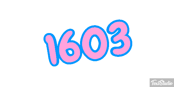 1603 Text effect