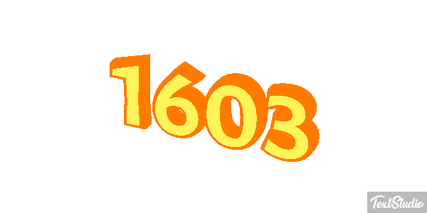 1603 Text effect