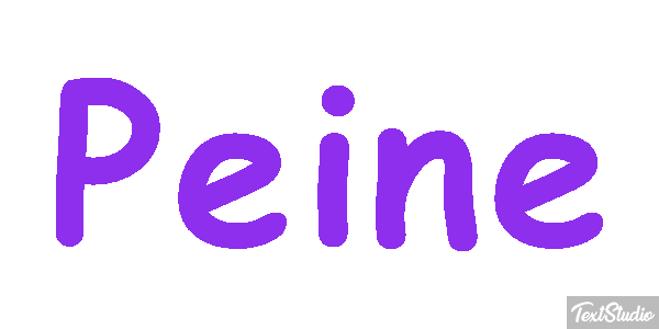 Peine Texteffekt