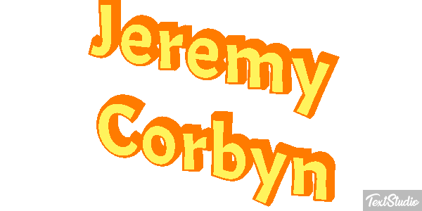 Jeremy Corbyn Effetto testo