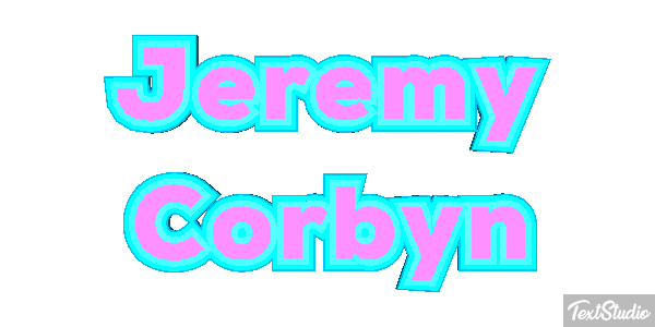 Jeremy Corbyn Effetto testo