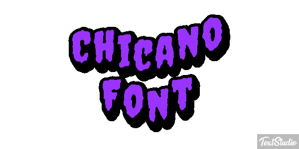 Chicano Font Text effect
