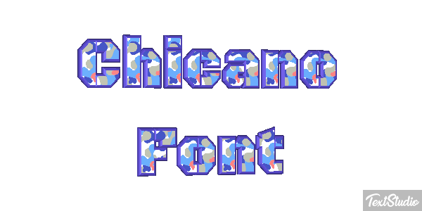 Chicano Font Text effect