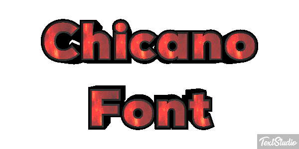 Chicano Font Text effect