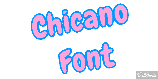Chicano Font Text effect