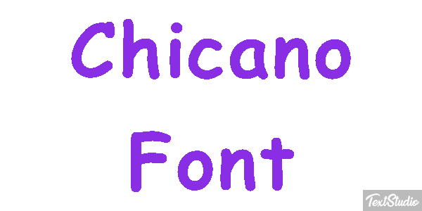 Chicano Font Text effect