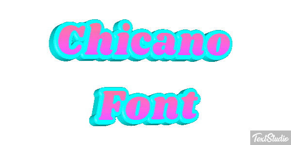 Chicano Font Text effect