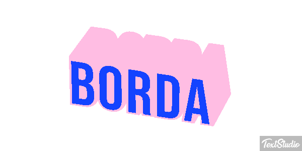 Borda Tekst effect
