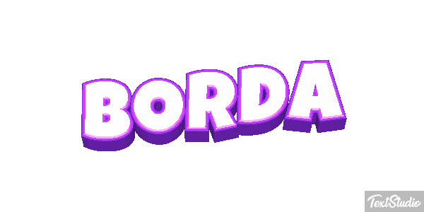 Borda Tekst effect