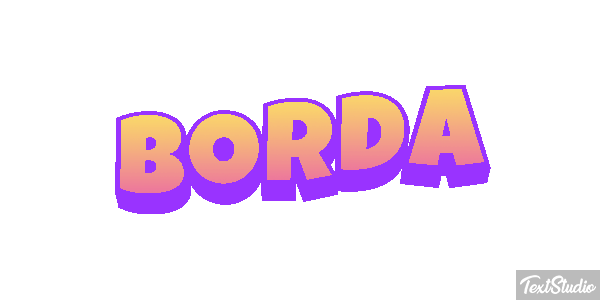 Borda Tekst effect