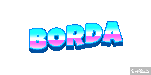 Borda Tekst effect