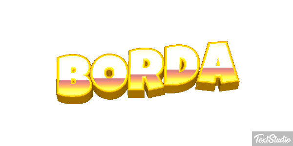 Borda Tekst effect