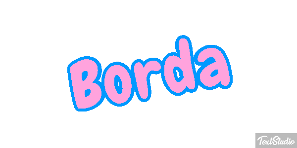 Borda Tekst effect
