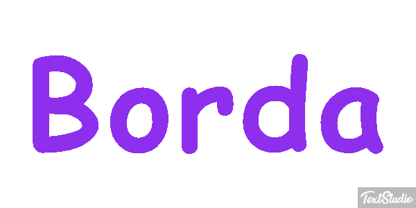 Borda Tekst effect