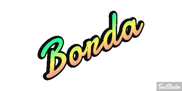 Borda Tekst effect