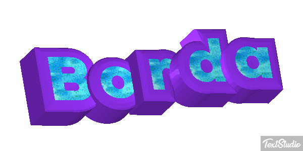 Borda Tekst effect