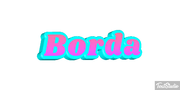Borda Tekst effect