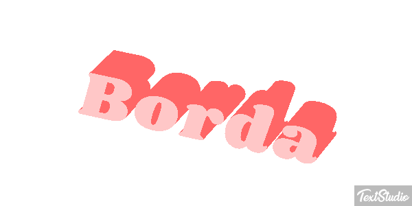 Borda Tekst effect