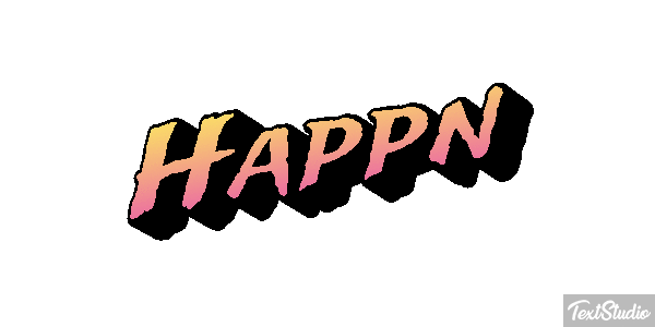 Happn Efecto de texto