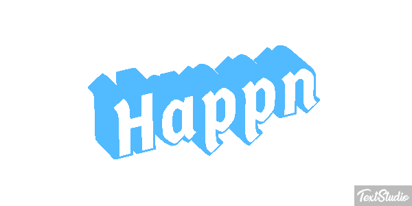 Happn Efecto de texto