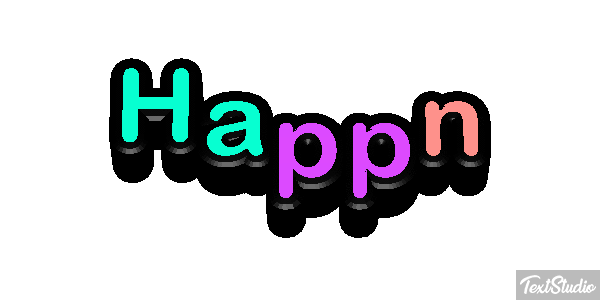 Happn Efecto de texto