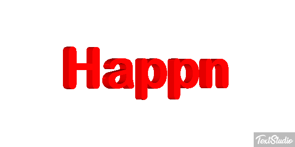 Happn Efecto de texto