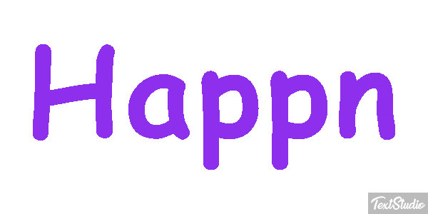 Happn Efecto de texto