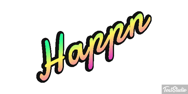 Happn Efecto de texto