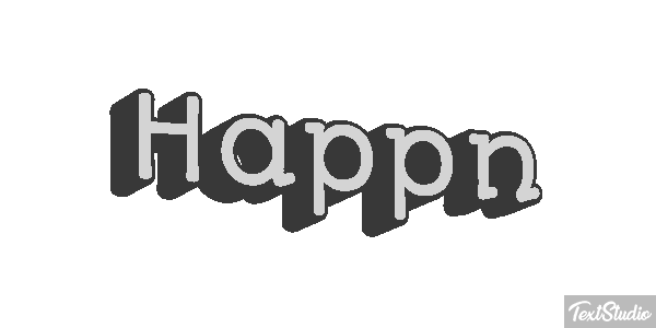 Happn Efecto de texto