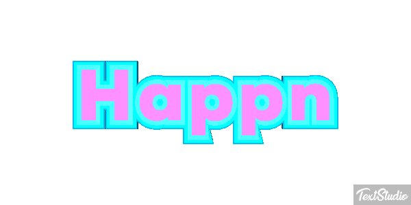 Happn Efecto de texto