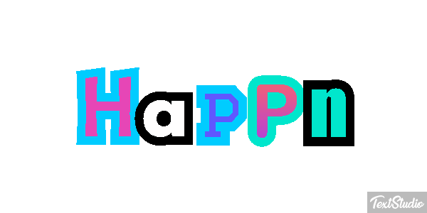 Happn Efecto de texto