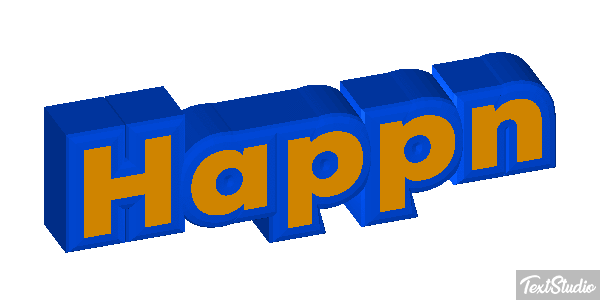 Happn Efecto de texto