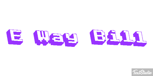 È Way Bill Effetto testo