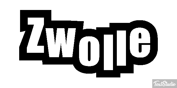 Zwolle Efecto de texto