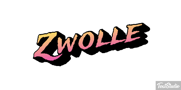 Zwolle Efecto de texto