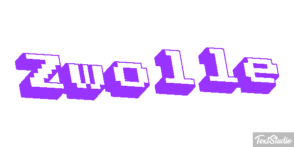 Zwolle Efecto de texto