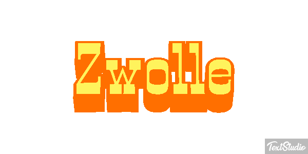Zwolle Efecto de texto