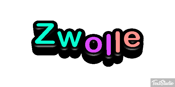 Zwolle Efecto de texto