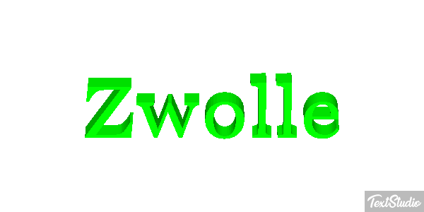 Zwolle Efecto de texto
