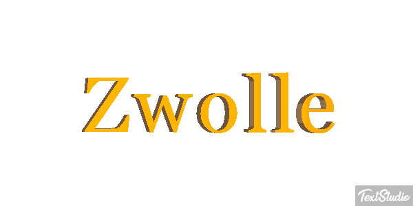 Zwolle Efecto de texto